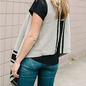 Banana Republic Wool/Mohair Blend Draped Vest